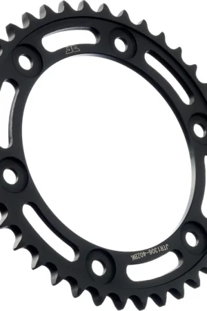 Origineel JT SPROCKETS - REAR STEEL 40T BL, 530 - Sprockets - BLACK ZINC FINISH
